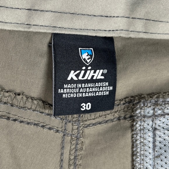 KUHL Renegade Shorts Mens Size 30 Khaki Tan Style 5121 Hiking 9.5 inseam Camping - Picture 3 of 15